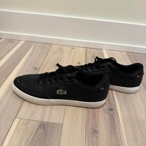 Lacoste black trainers, Size9  #sneakers #lifestyle